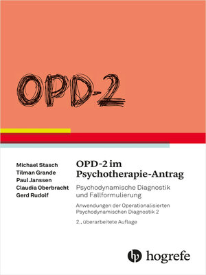 cover image of OPD-2 im Psychotherapie-Antrag